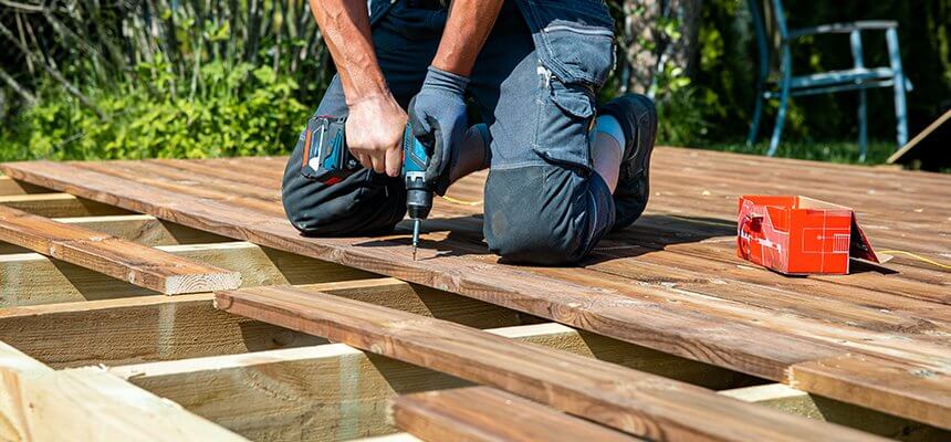Decking installation in London