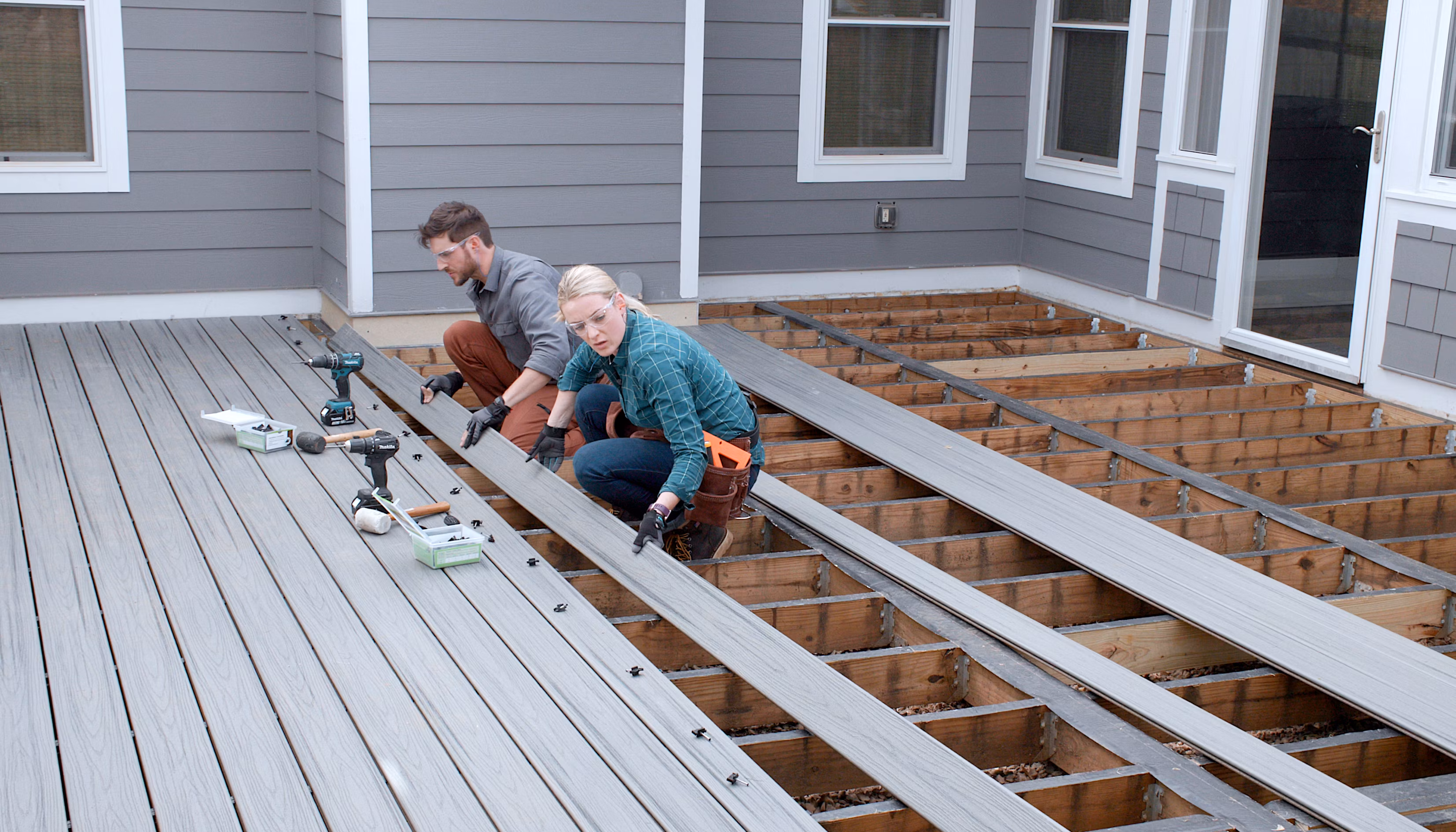 Decking installation team in London